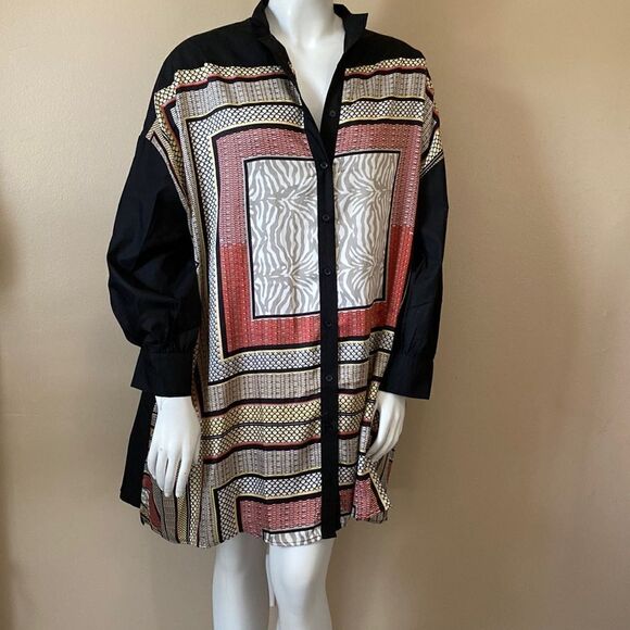 NWT Woman's Trust You Button Down Dress - Size 1X/2X - Picture 8 of 16